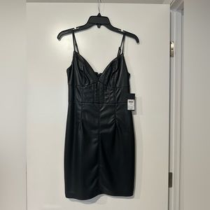 NWT Guess Women’s Faux Leather Dress